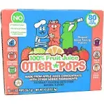 Otter Pops, 100% Juice, Clean Label, Freezer Pops, 2 oz, 80 Count