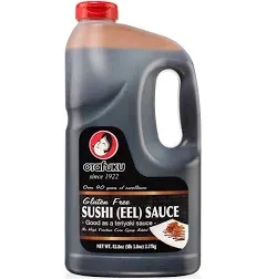 Otafuku Gluten Free Eel Sauce, Japanese Unagi Sauce for Sushi Rolls, Sashimi, Rice and Poke, Restaurant Bulk Size 83.8 Oz (1/2 Gallon)