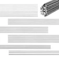 104 Pcs 40 cm 304 Stainless Steel Spring Wire 12 Different Straight Full Hard Spring Steel Wire,0.3mm-0.6mm,0.8mm,1mm,1.2mm,1.4mm,1.6mm,1.8mm,2mm,3mm for Drift Punches Various Shaft DIY Craft Model