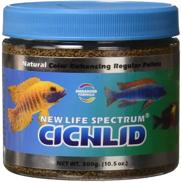 New Life Spectrum Cichlid Food Regular Sinking Pellets (600 g)