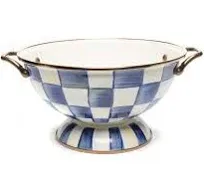 MacKenzie Childs Courtly Check Enamel Almost Everything Bowl