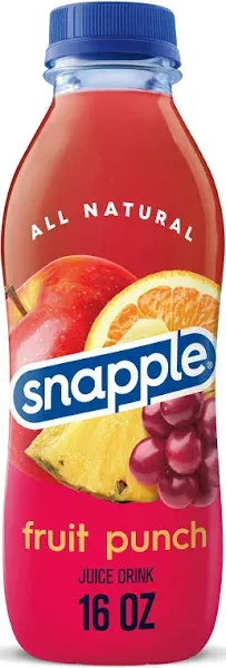 Snapple Fruit Punch Drink - 16 oz bottle