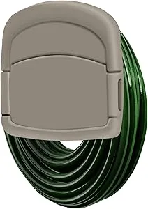 Wall Mounted Garden Hose Storage Caddy - 150-Foot Capacity for Standard 5/8" Garden Hose Outdoor Hanging Organizer Cabinet by Sto-Away