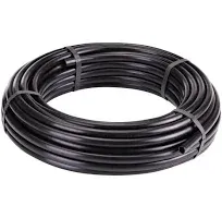 Raindrip 052010P 1/2 in. Supply Tubing, Black Polyethylene, 100 ft.