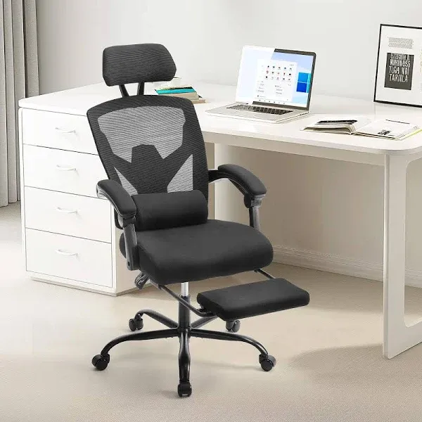 Sweetcrispy Ergonomic High-Back Mesh Rolling Work Desk Chair