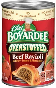 Chef Boyardee Overstuffed Ravioli