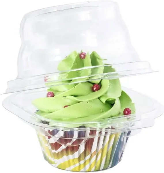 Katgely Individual Cupcake Single Compartment Cupcake