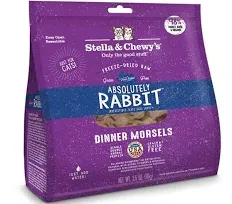 Stella & Chewy's Absolutely Rabbit Dinner Morsels Freeze-Dried Cat Food