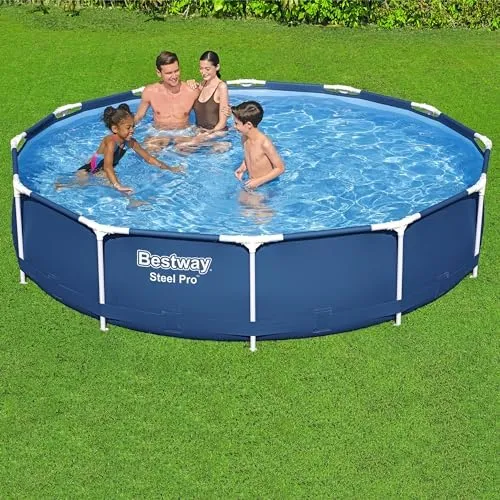 Bestway Steel Pro 12 ft x 30 in Above Ground Pool Set