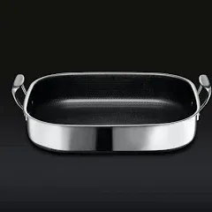 HexClad Hybrid Nonstick Roasting Pan with Rack