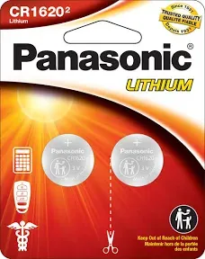 Panasonic Cr1620 Lithium Coin Batteries