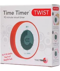 Time Timer TWIST 90-Minute Digital Countdown Clock — For Kids Classroom Learn...