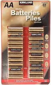 Kirkland Signature AA Alkaline Batteries