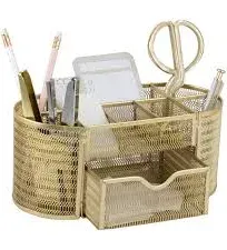 Gold Desk Organizers and Accessories - Gold Desk Accessories for Women Office...