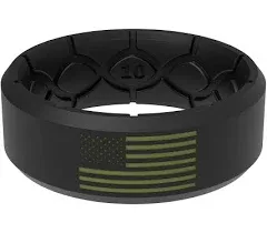 Edge Hero - America Black & Moss Green Flag Ring