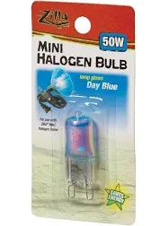 Zilla Reptile Mini Halogen Bulb Day Blue 50W, 1 Count