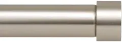 Ivilon Drapery Window Curtain Rod, End Cap Style 1 In Pole, 48 to 86, GarageBin.