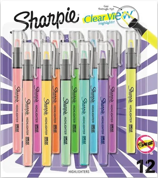 Clear View Highlighter Sharpie