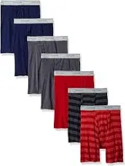 Fruit of The Loom Men's CoolZone Fly Boxer Briefs, 7 Pack, Size: Small