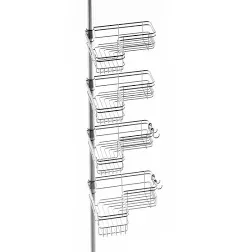 Zenna Home Tension Pole Shower Caddy