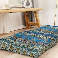 HIGOGOGO Square Bohemian Floor Cushion