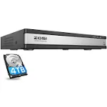 Zosi 1080p Hd H.265+ 16 Channel Cctv Dvr Recorder for Security Camera