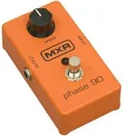 MXR M101 Phase 90 Phaser Effects Guitar Pedal with Cables