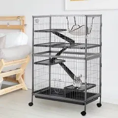 PawHut Rolling Small Animal Cage