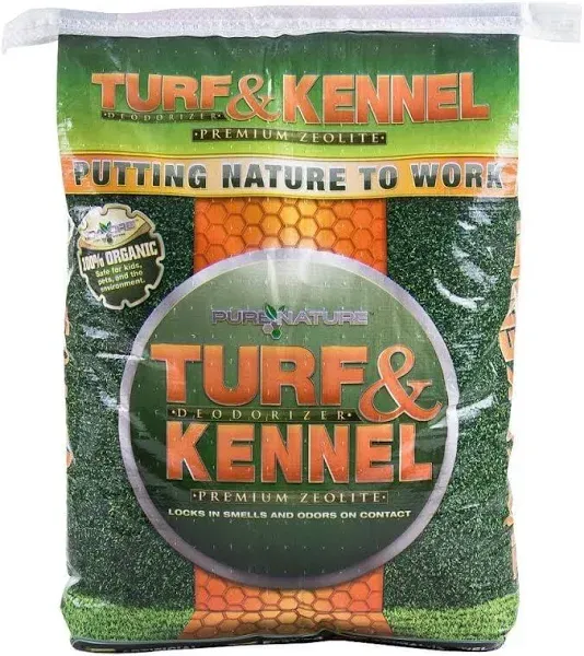 25 lb. Zeolite Turf and Kennel Deodorizer Odor eliminator Long-lasting Freshness