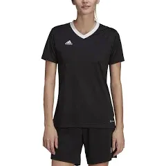 Adidas Women's Entrada 22 Soccer Jersey, Black