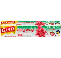 Glad Holiday ClingWrap Plastic Wrap Roll