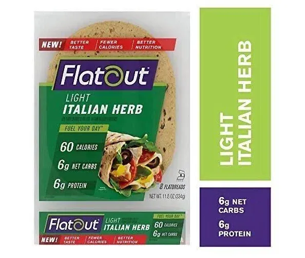 Flatout Light Italian Herb Flatbread Wraps