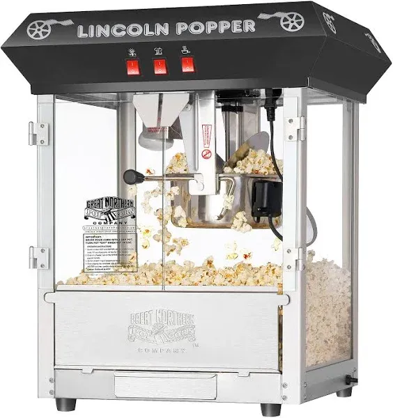 Great Northern Lincoln Antique Popcorn Machine