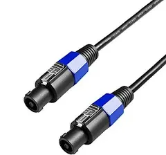 Yoico 2Pcs 50 Feet Professional Speakon to Speakon Cables Wire Speaker Audio ...