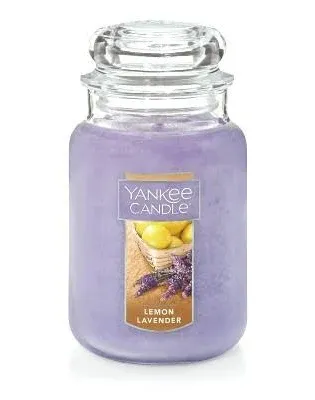 Yankee Candle Lemon Lavender 14.5 Ounce Single Wick MEDIUM Scented Candle