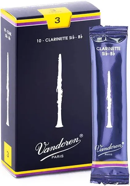 Vandoren Traditional Bb Clarinet Reeds