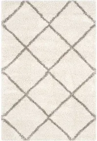 SAFAVIEH Area Rugs 4&#039;x6&#039; Rectangle Imported Polypropylene Geometric Ivory/Gray