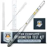 Fermentaholics Hydrometer Kit with Hydrometer, Plastic Test Jar Monitor ABV