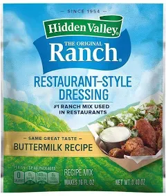 Hidden Valley Buttermilk Ranch Salad Dressing Seasoning Mix