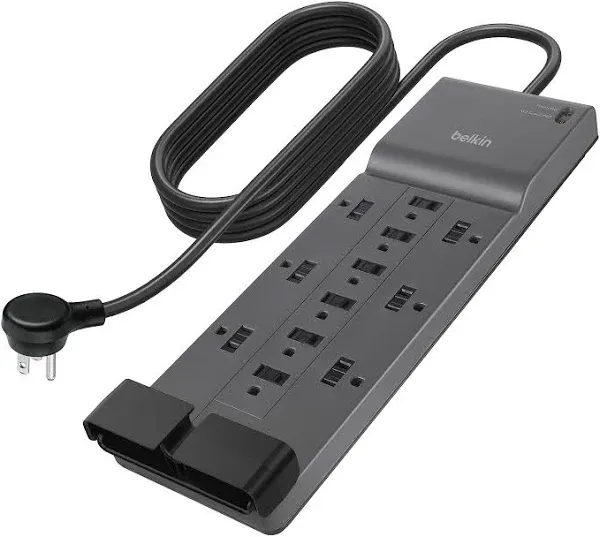 12-Outlet Home/Office Surge Protector with 8-foot cord