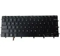 Backlit Keyboard for Dell Precision 5510 5520 5530 Laptops - Replaces GDT9F