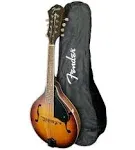 Fender PM-180E Mandolin - Aged Cognac Burst