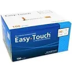 Insulin Syringes with Needle U-100, Easy Touch 100/Box