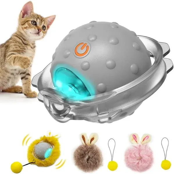 Sofolor Motion Activate Interactive Cat Toys - Automatic Moving Ball Toys for ...