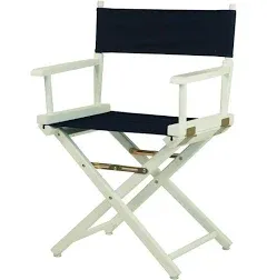 Black Frame 30-inch Director&#039;s Chair Black 30&#034;