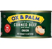 Ox & Palm Corned Beef Onion Flavored 11.5 oz (Pack of 12)