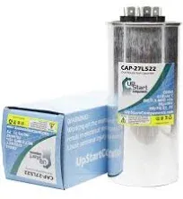 UpStart Components 80/7.5 MFD 370 Volt Dual Round Run Capacitor Replacement