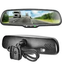 Master Tailgaters OEM Rear View Mirror with 4.3&#034; Auto Adjusting Brightness LC...