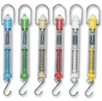 Sciencent Set of 6 Spring Balance Hanging Spring Scale