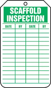 Accuform Inspection Tag TRS317CTP